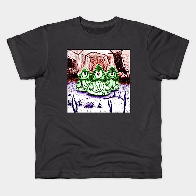 The Slime Elder Magi Kids T-Shirt by Rampageo Industries 